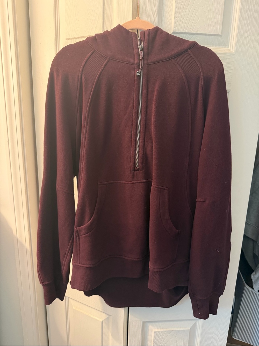 Scuba Oversized Half-Zip Hoodie *Long